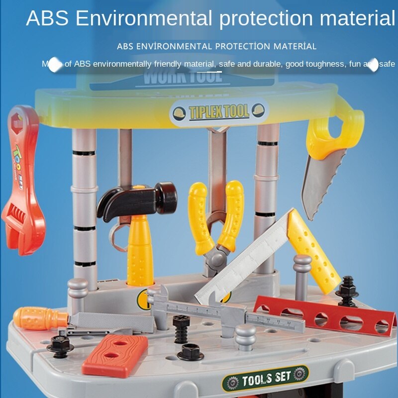 Kids Gereedschap Box Voor Tool Set Speelgoed Ingenieur Multifunctionele Onderhoud Bureau Educatief Intelligentie Pretend Play Kinderen Speelgoed