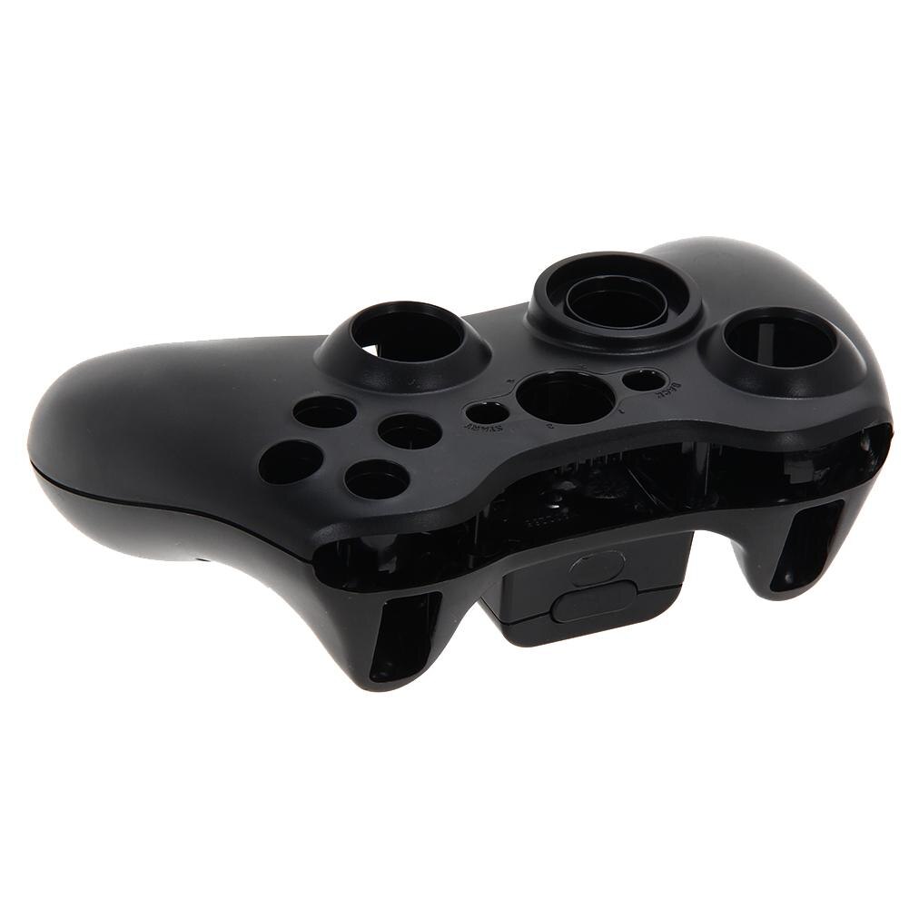 Black wireless controller full shell case Wireless Controller Full Case Shell Cover + Buttons for XBox 360 Black