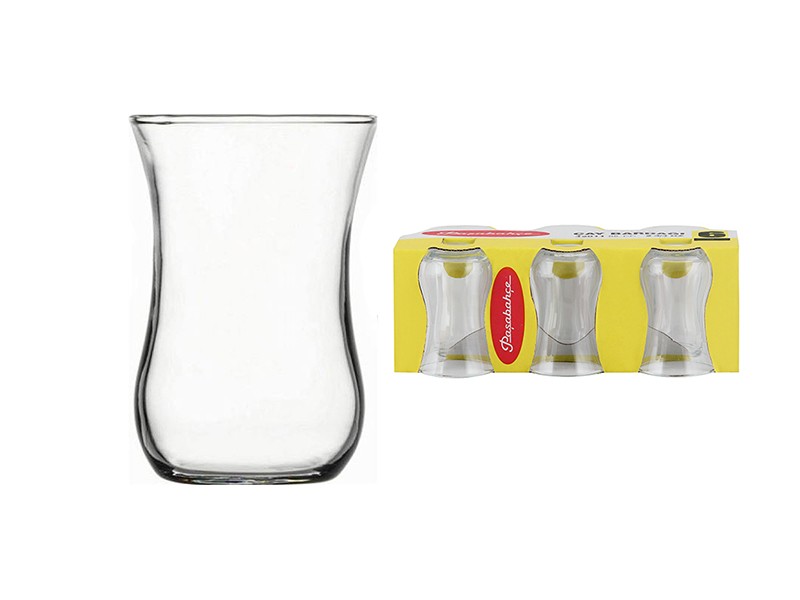 Juego de tazas de té turcas de Pasabahce, juego de tazas de té árabes, tazas de cristal para el café, taza de té, juego Hecho en Turquía