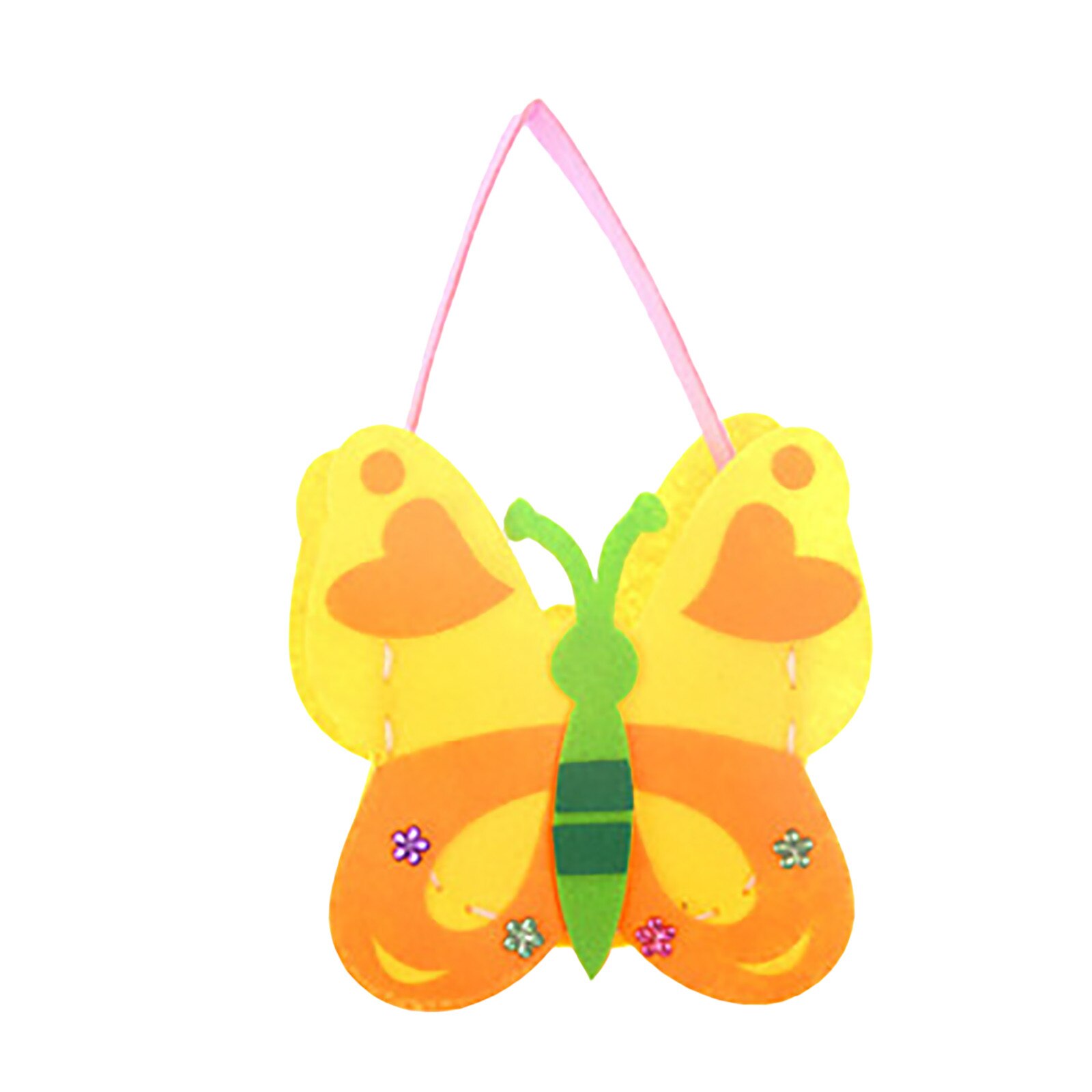 De costura para manualidades Diy fieltros bolso Kit de de dulces de Navidad bolsas de los niños de juguetes niñas Diy colección bolso artesanía: Dorado
