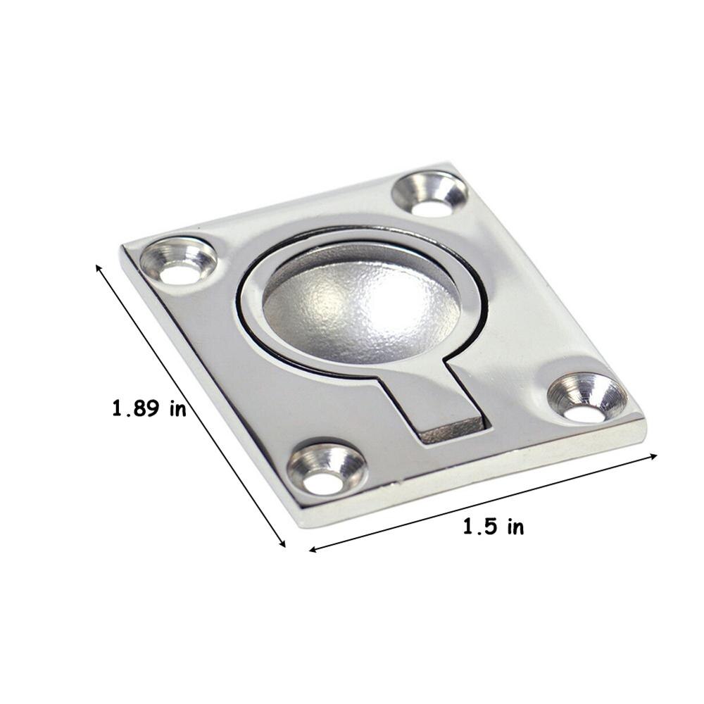 Hatch Pull Deck Cover Handle Corrosion Resistant Lifting Stainless Steel Boat Locker Ring Floor Buckle Hardware Accessories