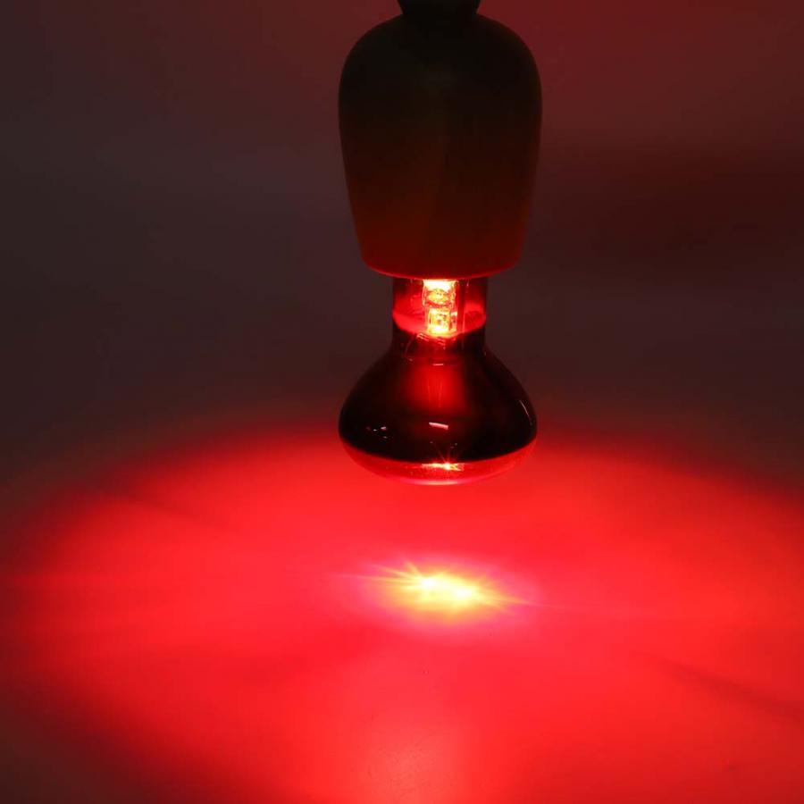Bombilla de luz infrarroja para reptiles, luz roja E27 R63 de baja potencia para animales y mascotas, lámpara de calefacción para tortugas, pollos, serpientes