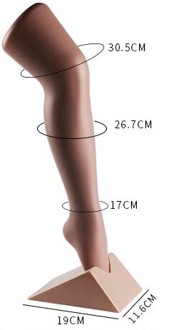 1Pair 56cm Plastic Mannequin Leg,Transparent Lovely Children Mannequins Foot Mode Netherstock Tights Leggings Display Props D525: 1