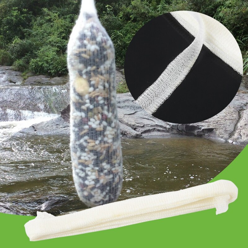 Filet de rechange pour pêche à la carpe,mailles larges en PVA, matériel, sacs d&#39;emballages pour appâts et bouillettes, 5 m,