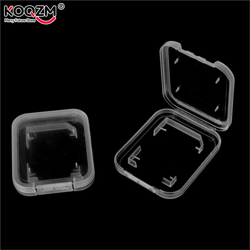 Étui pour carte mémoire SD SDHC, 10 pièces, protecteur, boîte de rangement en plastique transparent