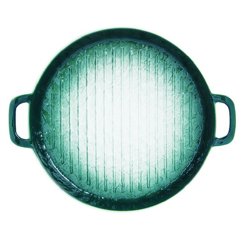 Ijs Crack Diner Plaat Servies Met Dubbel Handvat Cermics Bakvormen Servies Set