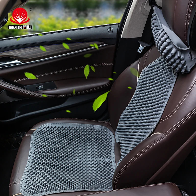 Juego de 3 piezas de cojines para coche, almohadas de silicona para coche, reducción de presión y cómoda protección para el cuello, reposacabezas