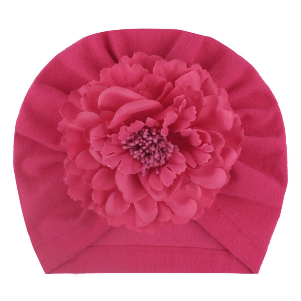 European And American Children's Hats Toddler Kids Baby Boy Girl Solid Floral Knotted Headband Headwear Accessories: D