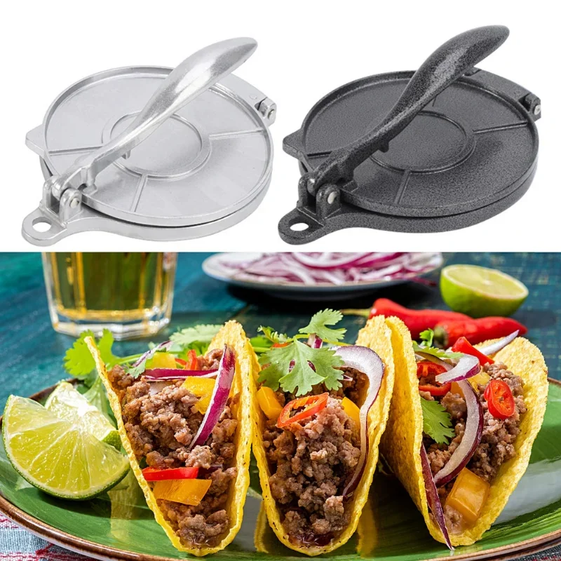 Prensa para tortillas de 6/8 pulgadas, máquina para hacer tortillas de maíz, máquina para hacer Roti, herramientas de prensado, utensilios de cocina para el hogar, accesorios de cocina