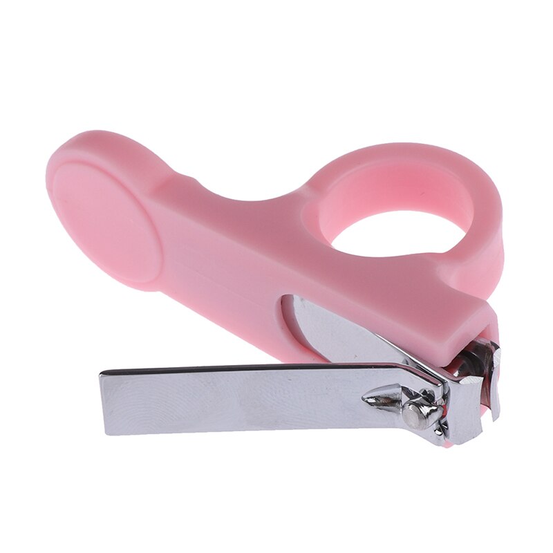 Children Safe Baby Nail Clipper Cute Baby Nail Care Nail Cutters Newborn Infant Finger Trimmer Clou Baby Clippers Scissors: Pink