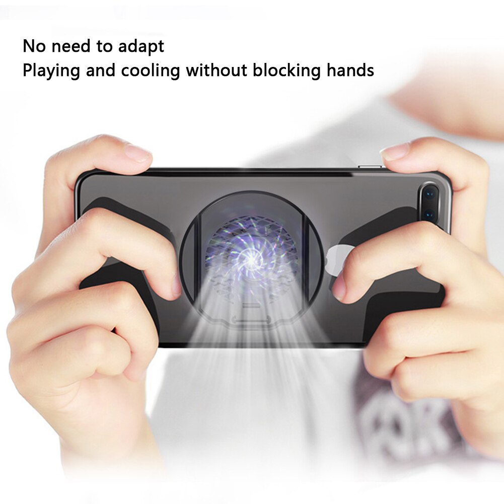 Mobile Phone Cooling Radiator Stand Durable Practical Multi-functional Classic Gamepad Cooler Fan Phone Tablet Heat Sink