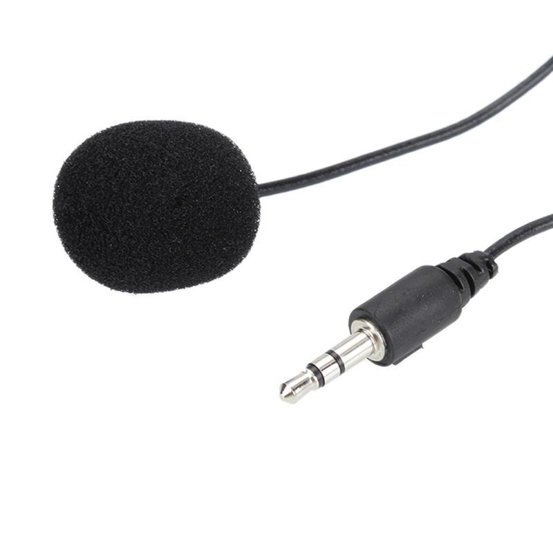 External Clip-On Mini Professionals 3.5mm Jack Clip-On Lapel Microphone Mini Mic For PC Laptop Lound Speaker