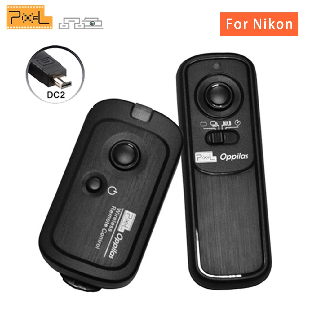 Pixel RW-221 / DC2 Oppilas Draadloze Afstandsbediening Ontspanknop Voor Nikon D7100 D7000 D90 D3100 D3200 D5000 D5100 D600 Dslr camera