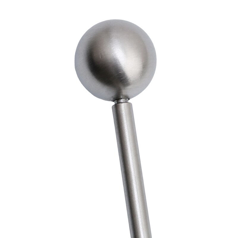 Cuchara de Mesuring para miel, mango curvo y recto de acero inoxidable, cazo de Metal, palo de miel, herramienta de medición de cocina