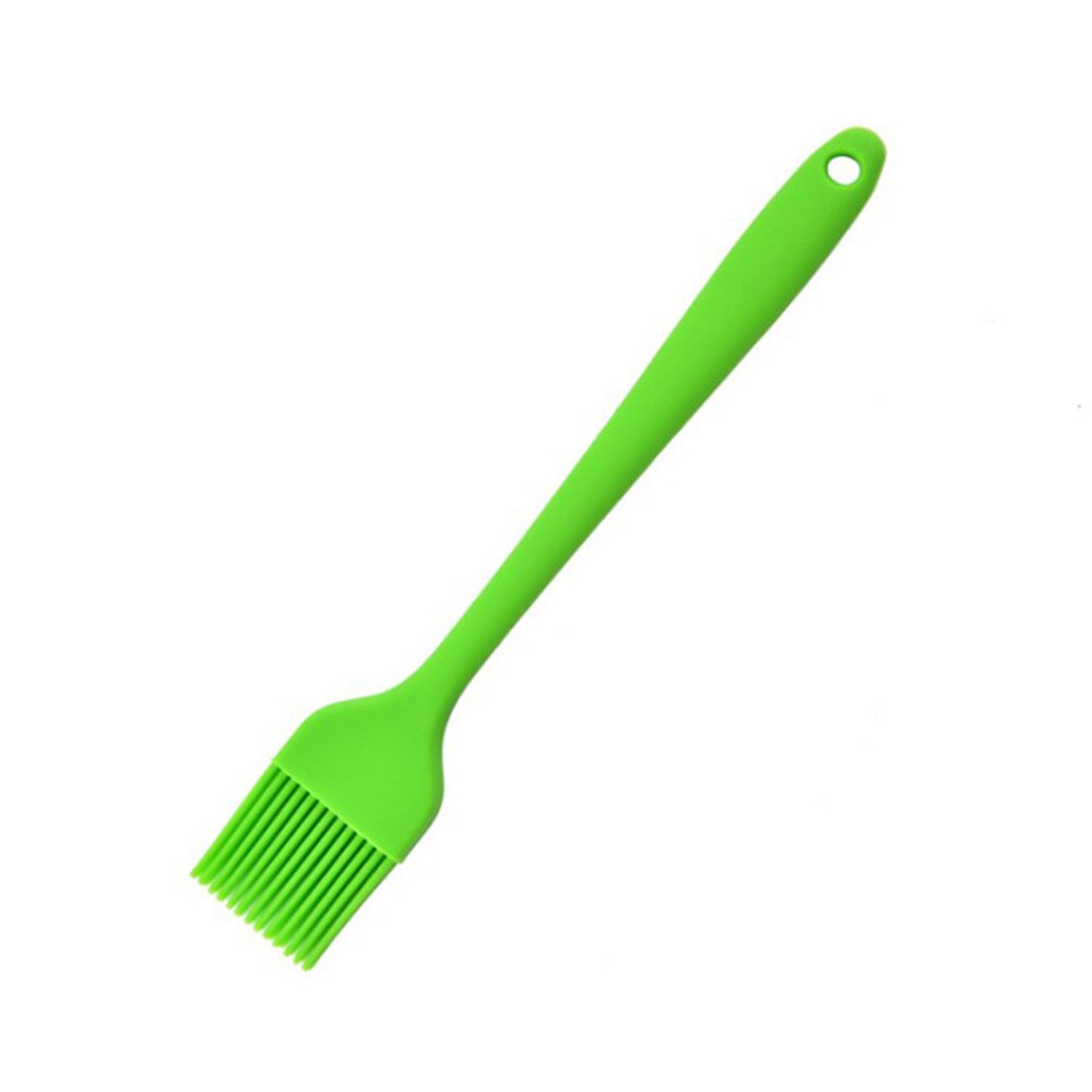 Silikon Hitze Beständig Grill Backen Grillen Öl Heften Pinsel: Grün