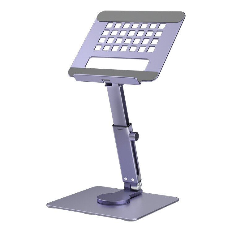 Tablet Stand Desk Riser 360 Rotation Multi-Angle Height Adjustable Foldable Holder Dock for Xiaomi IPad Tablet Laptop: HO6-grey