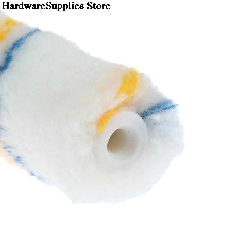 10pcs 4 inch Craft Paint Foam Rollers Decorative Corner Roller Brush Sponge Paint Roller Sleeves Decorating Painting Tool