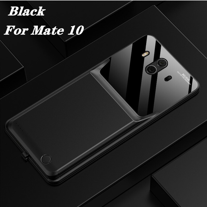 Kqjys 6000Mah Draagbare Batterij Oplader Case Voor Huawei Mate 10 Power Bank Power Case Opladen Cover Voor Mate 10 pro Batterij Case: Black For Mate 10