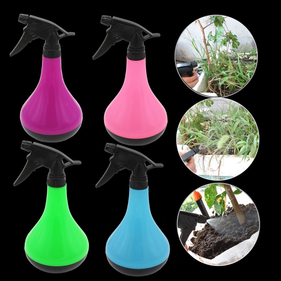 Arrosoir pulvérisateur bonsaï avec pression manuelle réglable, buse de brumisation pour arrosage de fleurs, bouilloire, outils de jardin, 720ML, 1 pièce