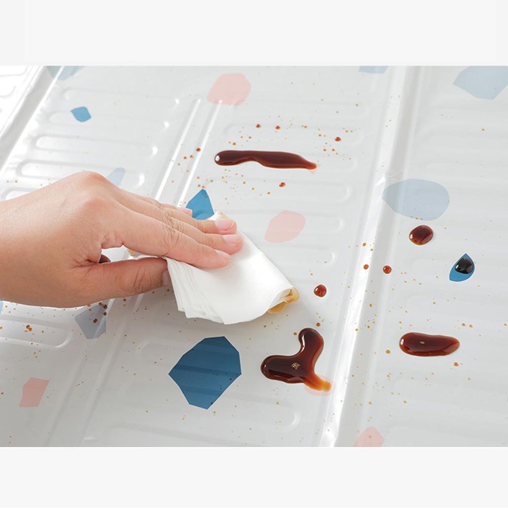 Protector contra salpicaduras de aceite, papel de aluminio estampado geométrico, barrera de bloque de aceite para estufa, cocina, deflector de aceite antisalpicaduras para utensilios de cocina