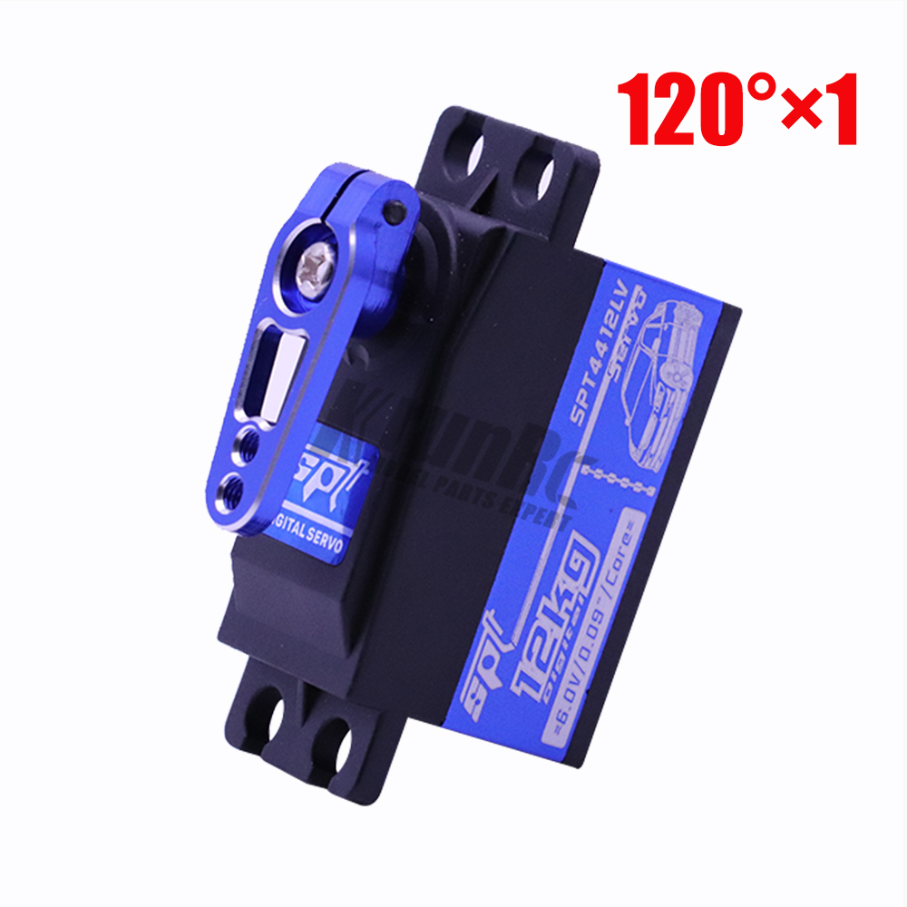 SPT4412LV 12kg Large Torque Metal Gear Standard Digital Low Profile Servo 1/10 RC Car 3racing SAKURA D4 CS Airplane Roboit Arm