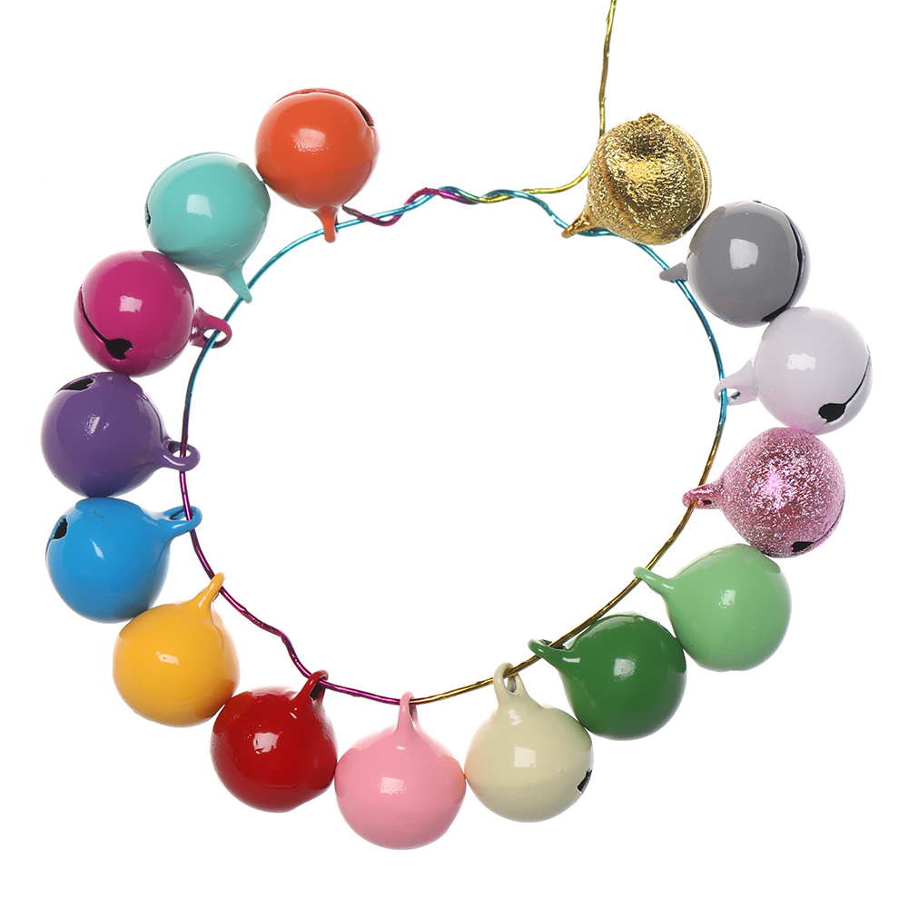 10 stuks kerstversiering met belletjes, mooie losse metalen kralen van ijzer, kerstboomhangers, doe-het-zelfmateriaal, kerstknutsels