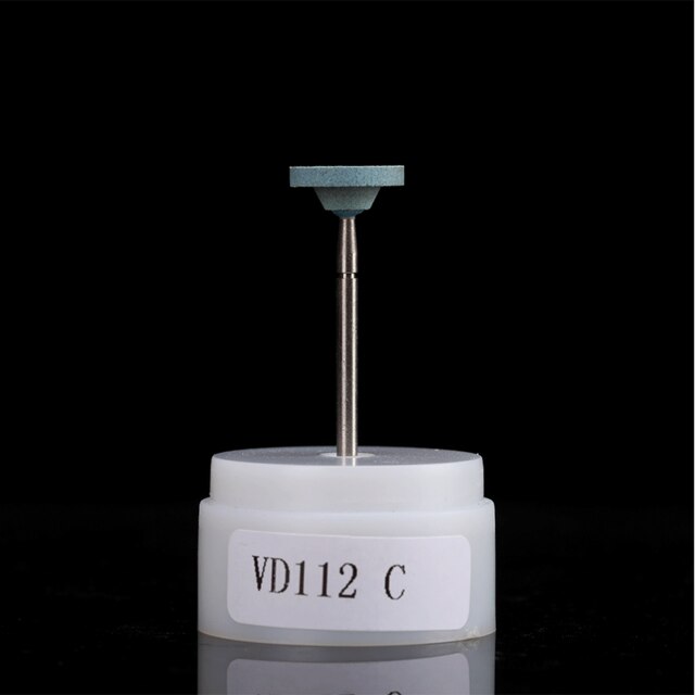 Dental Laboratory Diamond Rubber Polisher Removing Finishing Zirconia No Need Water Cooling Generate Little Heat: VD112 C