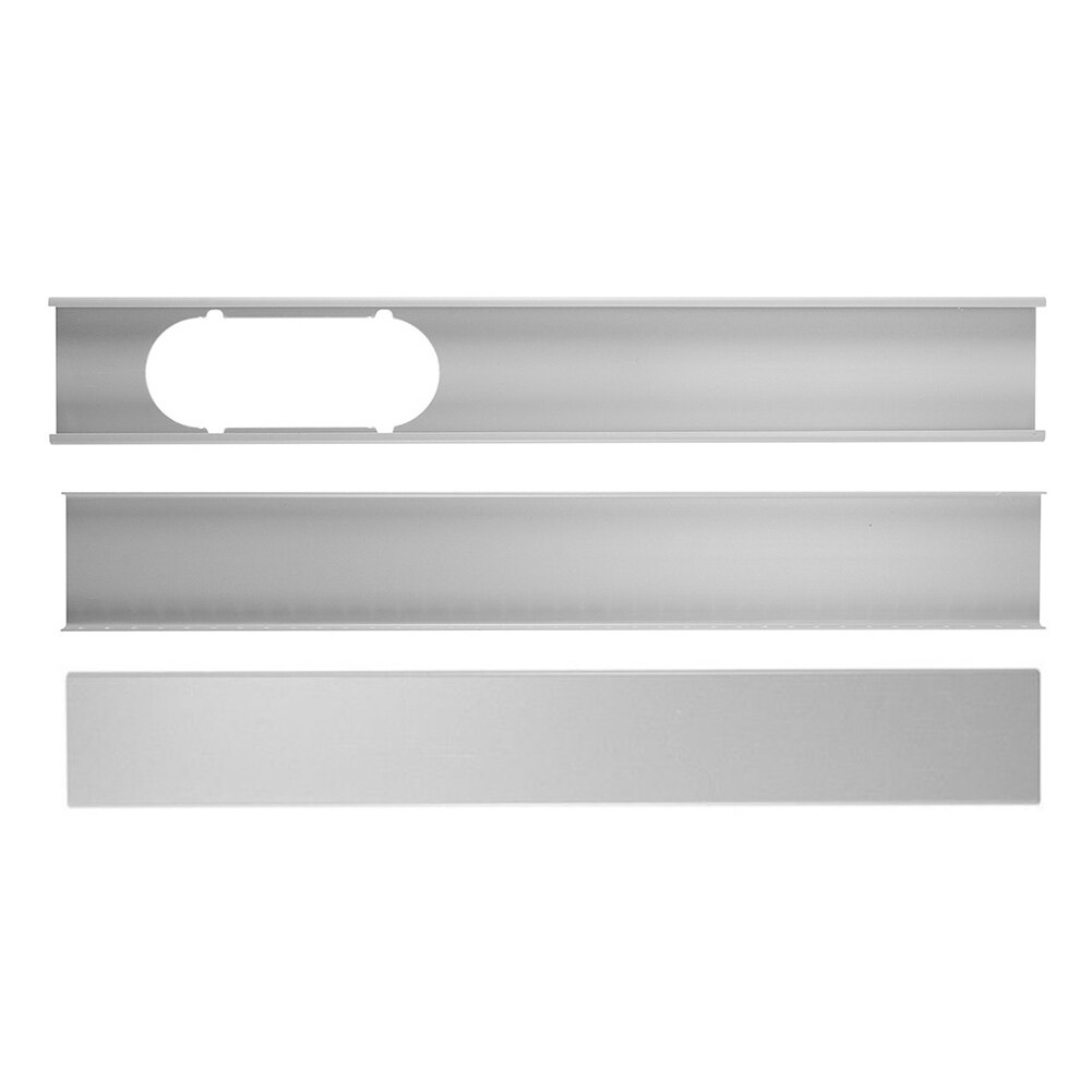 3Pcs Portable Air Conditioner Adjustable Window Plate Kit Exhaust Hose Board: Default Title