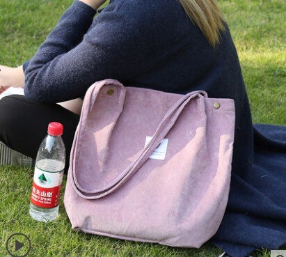 Canvas tas canvas tas vrouwelijke schouder student koreaanse versie van harajuku luie wind boodschappentas: Stijl 2