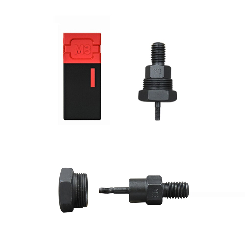 Rivet Nut Tool Manual Mandrels Stainless Steel Rivnut Flat Head Rivet Nut Threaded Rivet Insert Nutsert Cap Kit: A