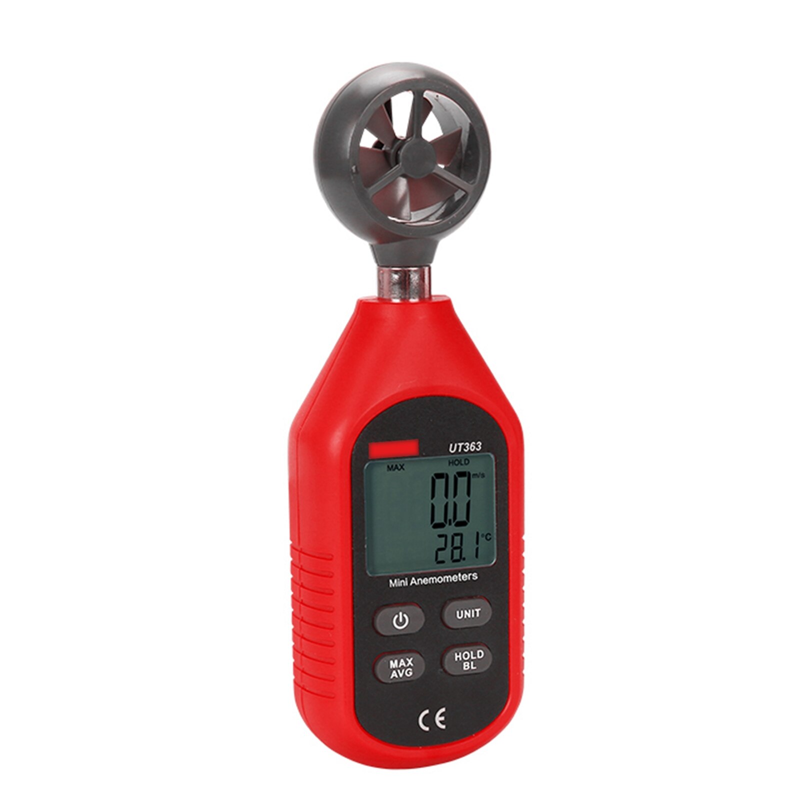UT363/UT363 Bluetooth LCD Backlight Digital Display Anemometer Handheld Wind Speed Meter for Measuring Wind Speed or Temperature: UT363 Regular