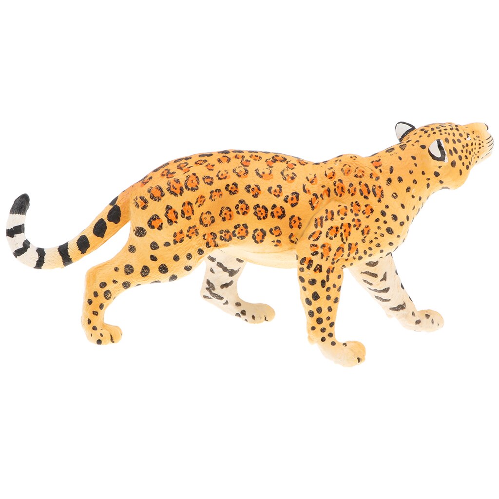 Realistic Leopard Figurines Animal Figures, Easter Eggs Cake Toppers Christmas Birthday