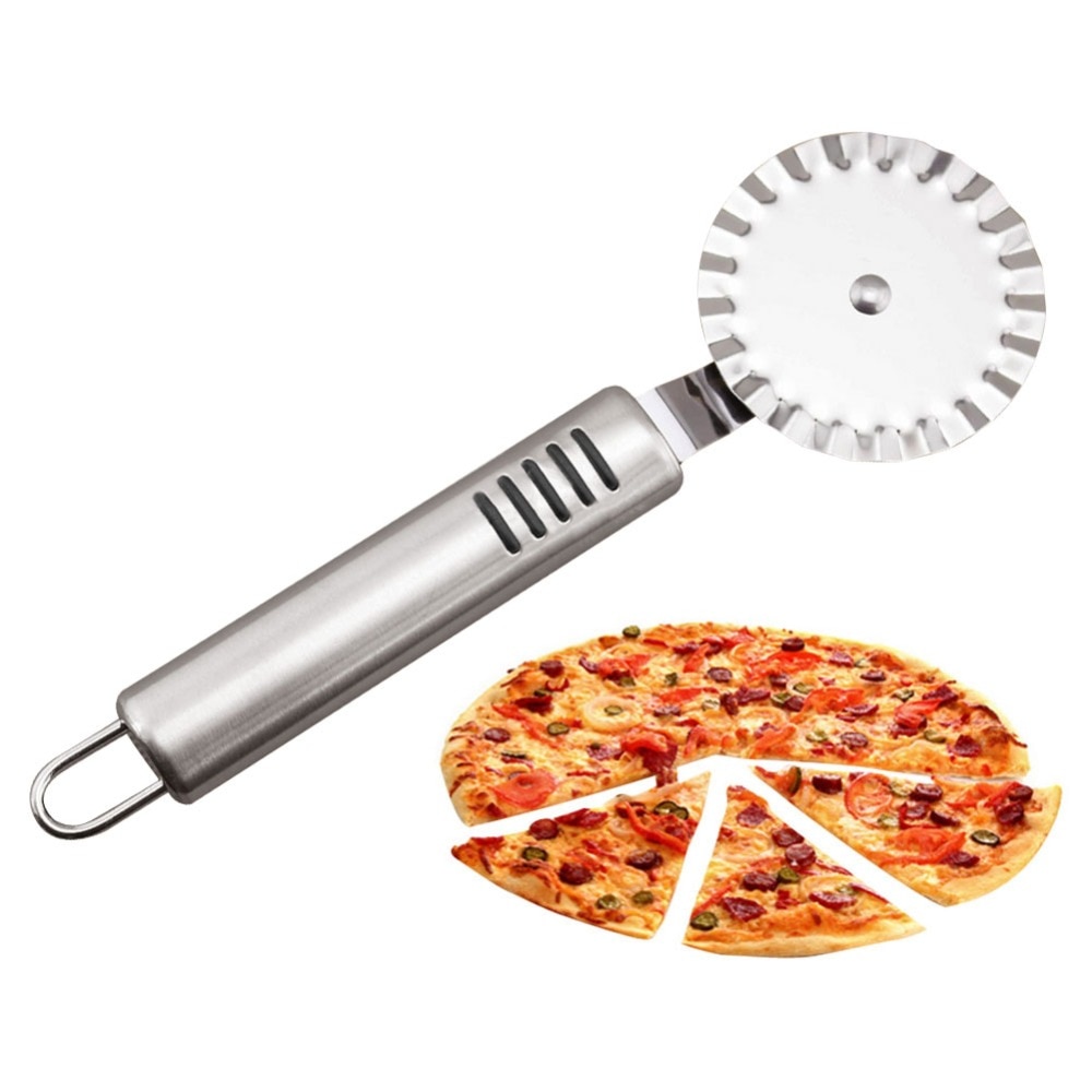Trendy Rvs Pastry Anti-aanbak Pizza Wiel Slicer Blade Beschikbaar