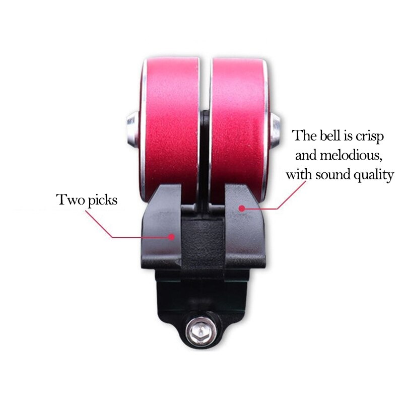 Timbre de bicicleta de montaña plegable, claxon Retro de cobre de 120dB, sonido pequeño, altavoz para bicicleta de carretera, accesorios para equipos de ciclismo