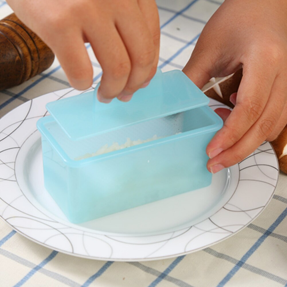 DIY Food Lunch Rectangular Kitchen Tool Cooking Rice Ball Sushi Mold Meat Press Bento Portable Non Stick Japanese Onigiri Maker