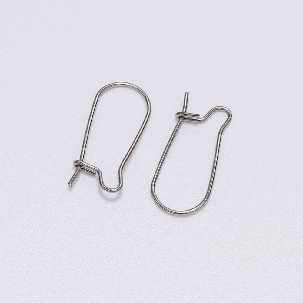 50 Stks/partij Niet Allergische Oorhaak Oorbellen Sluitingen Rvs Earring Haken Voor Diy Slangetje Sieraden Maken Bevindingen Supplies: 4