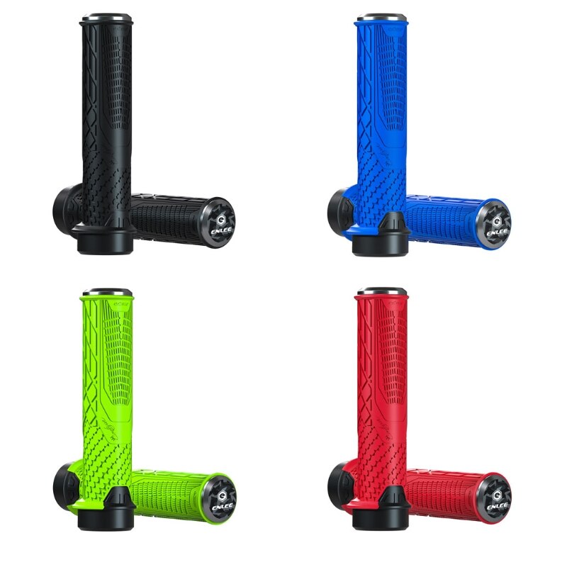 2 Pcs Cycling Non-slip Bicycle Handle Grip Grips Universal Straight Handlebar