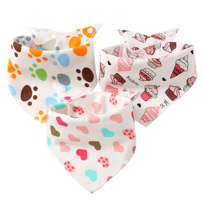 10 Stuks/partij Katoen Baby Babador Bandana Slabbetjes Voor Baby Sjaal Jongens Meisjes Baby Bib Burp Doeken