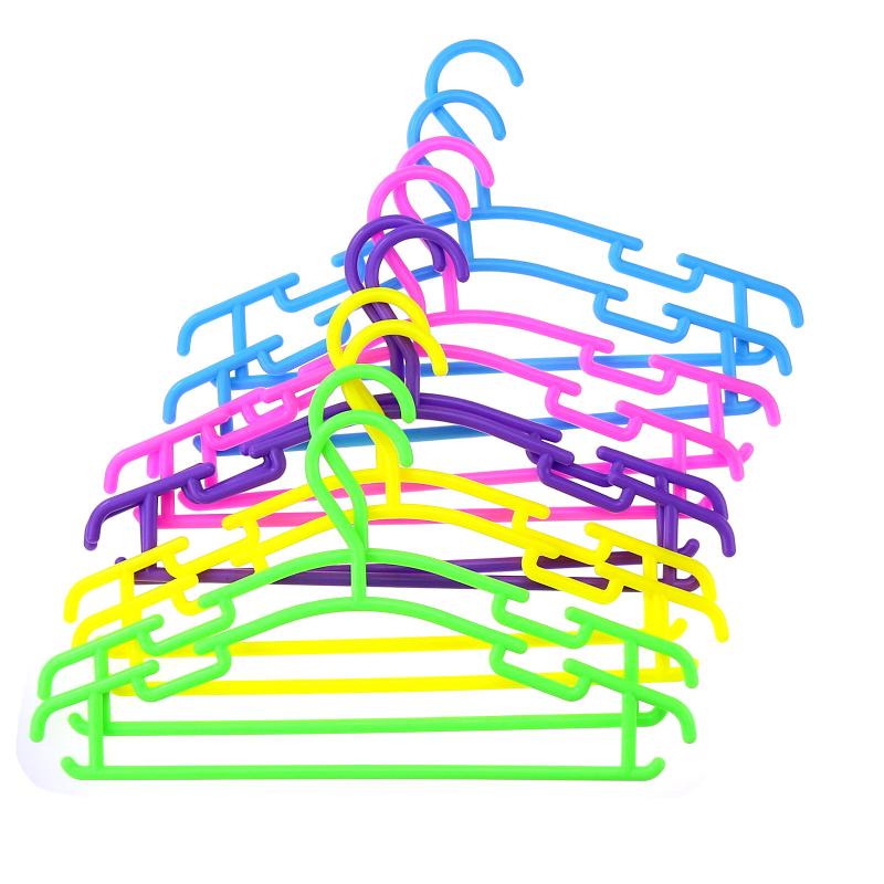 Cintres pour vêtements de bébé, 10 pièces, supports flexibles, exposition de vêtements en plastique pour enfants, cintres pour enfants, organisateur non marqué, maison