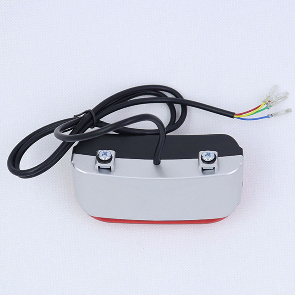36V Small Universal Scooter Led Outdoor Turn Signal Warning Tail Light E-bike Bright Cycling Safety Night Easy Install Durable