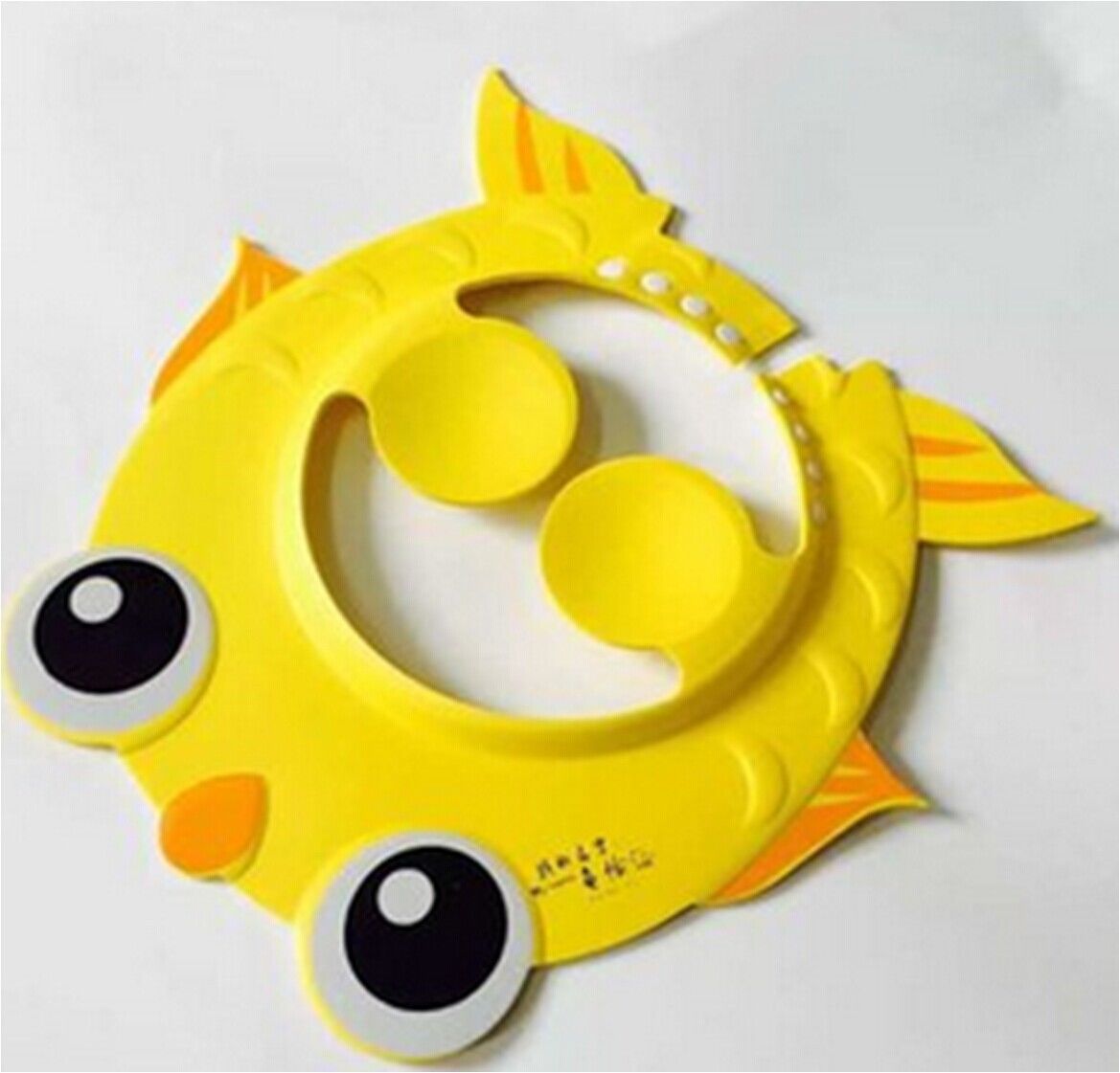 Gorro de baño seguro para bebé, niño y niña, champú, gorro de ducha, protector para el cabello: YELLOW