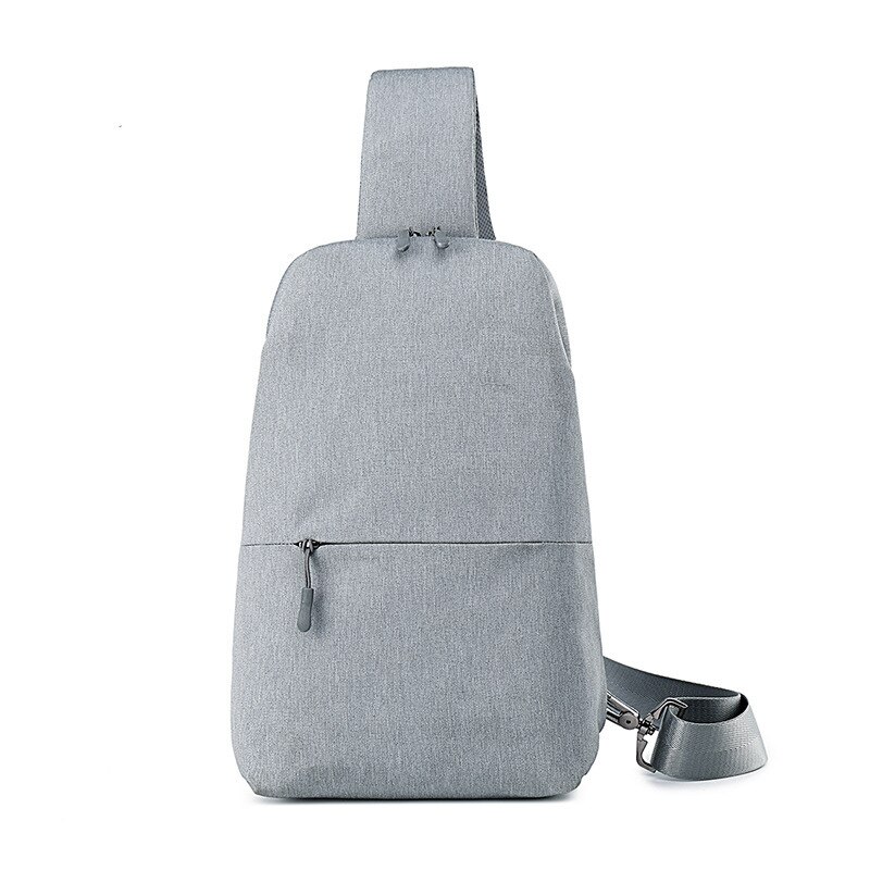 Heren messenger bags multi-pocket sling schoudertassen casual borsttas reis crossbody tassen mannelijke satchel mannen schoudertas: Grijs
