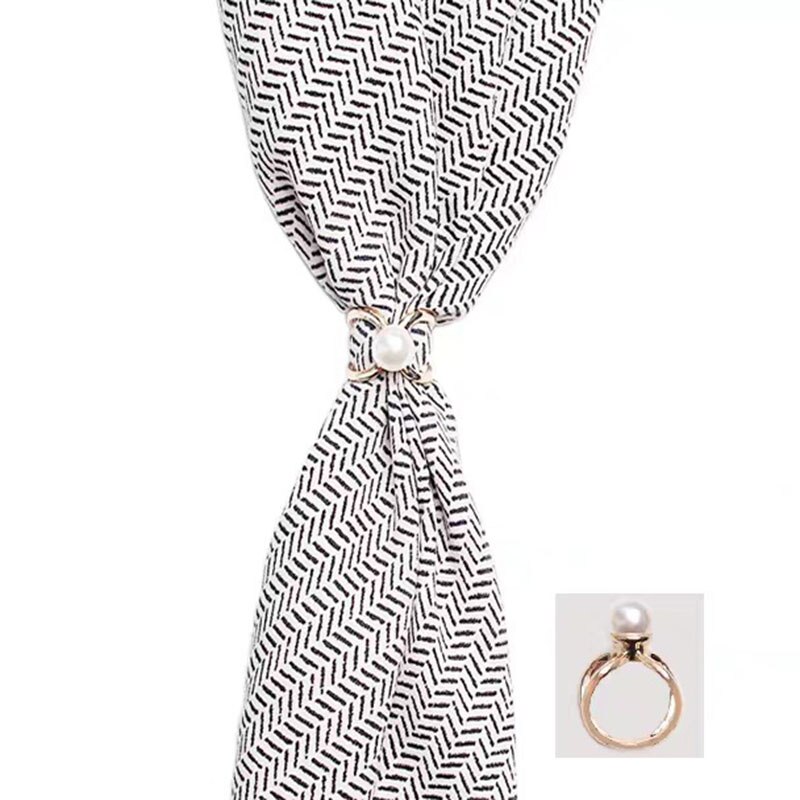 Geometria femminile sciarpa di seta fibbia spille di cristallo perlato per donna sciarpa quadrata incrociata spilla cava accessori per abbigliamento