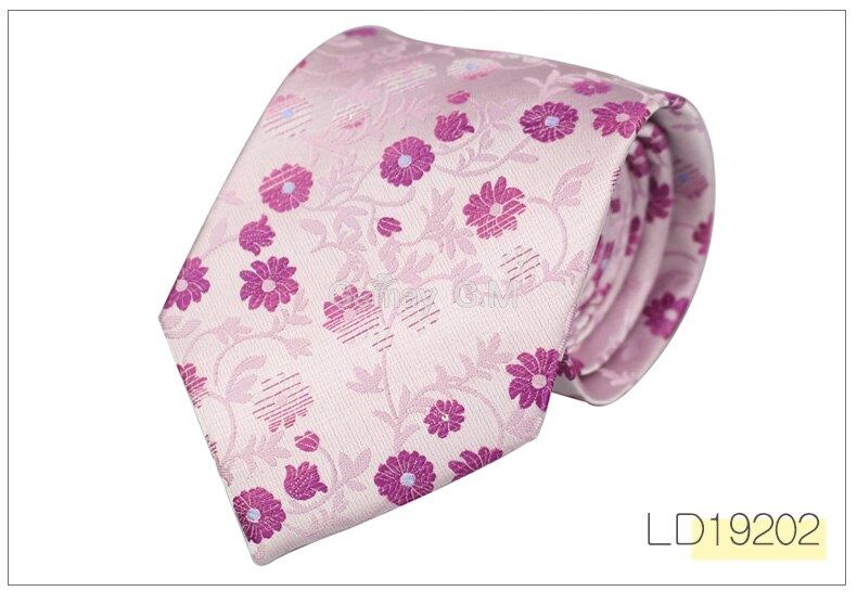 Klassiske mænd slips til erhvervslivet formelt bryllups slips til mænd 8cm striber prikker hals slips jakkesæt halsbeklædning jacquard slips: Ld19202
