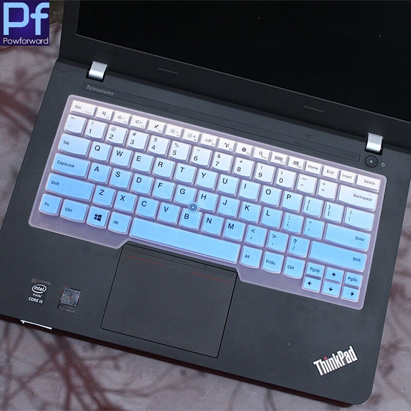 Dla Lenovo Thinkpad E14 2020 silikonowa klawiatura laptopa obudowa ochronna E 14: fadeblue