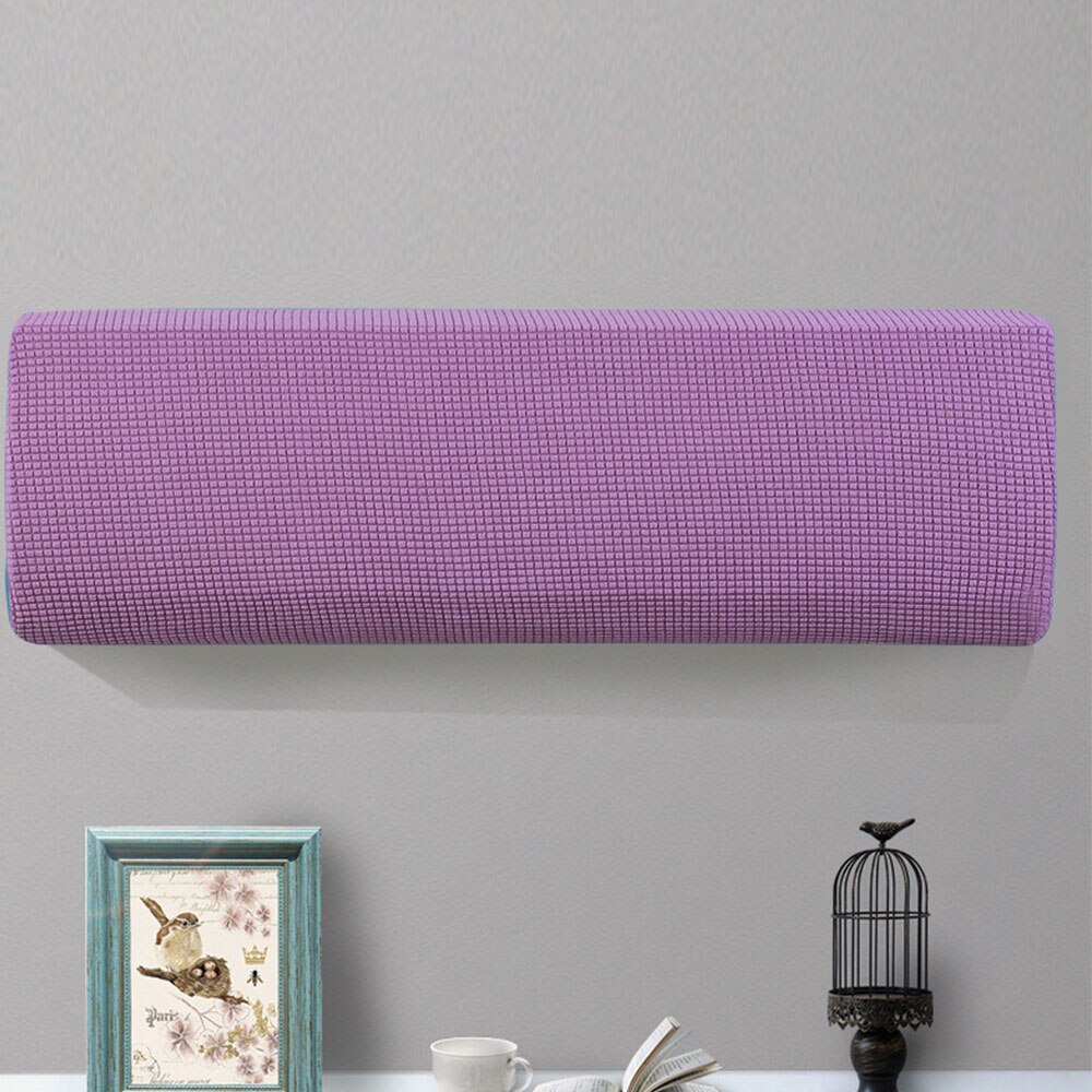 Housse de protection Anti-poussière pour climatiseur, en polaire, élastique, pour montage mural, facile à nettoyer, décoration de la maison: 08 / 80-86cm