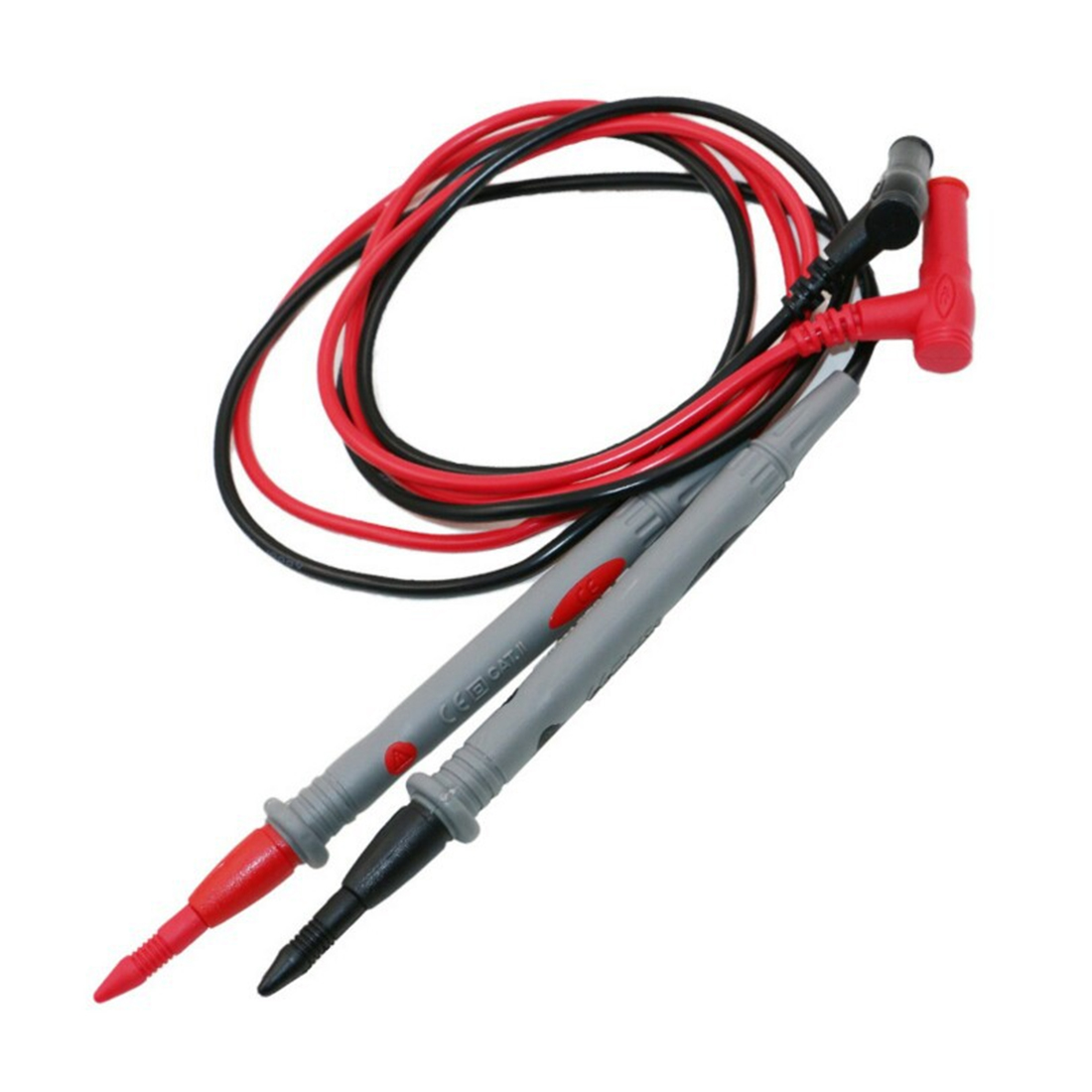 Testprob 20a 1000v 1 par silikontråd universell probprovstift för digital multimeter nålspets multimätare