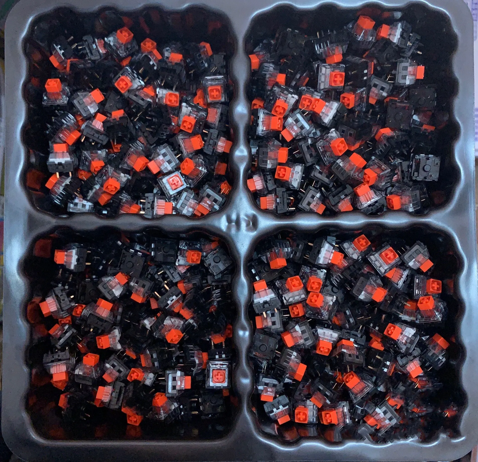 Kailh Box White V2, Box Brown V2, Box Red V2, Interruptor de teclado mecánico Clicky Linear Tactile 5 pines: Olive / INTERRUPTOR NEGRO