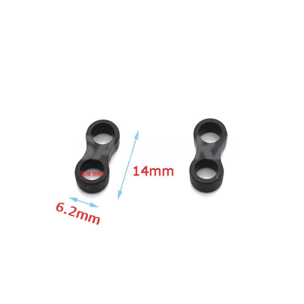 Serrure de cordon en plastique noir | 2 trous, connecteur de corde, bouchon de pièce, bascule Clip coulissant 50 pièces/paquet
