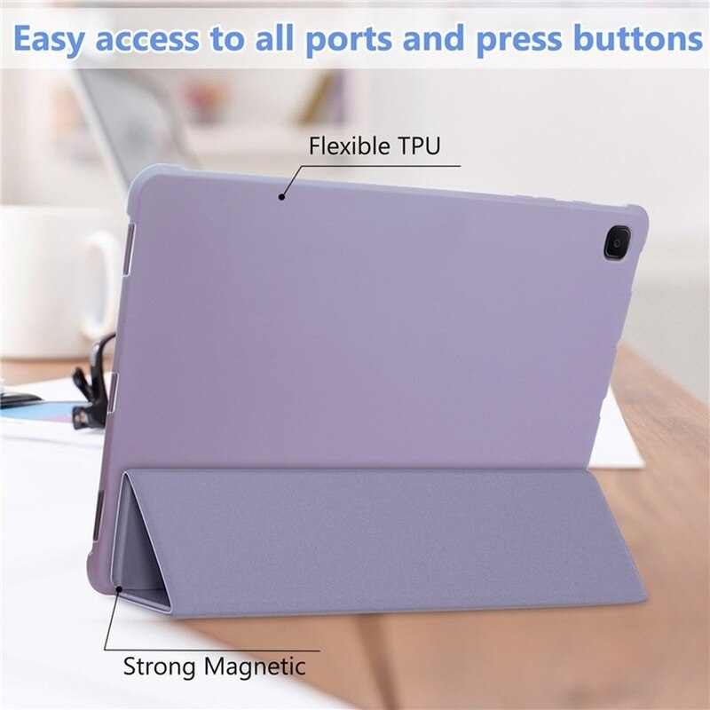 Tablet Case Voor Samsung Galaxy Tab S6 Lite 10.4 P610 Beschermhoes Smart Wake Up Slaap Voor Galaxy Tab s6 Lite P610 P615